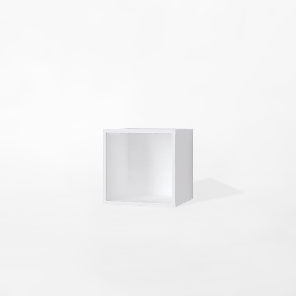 Półka kwadratowa biały alpejski LUGO