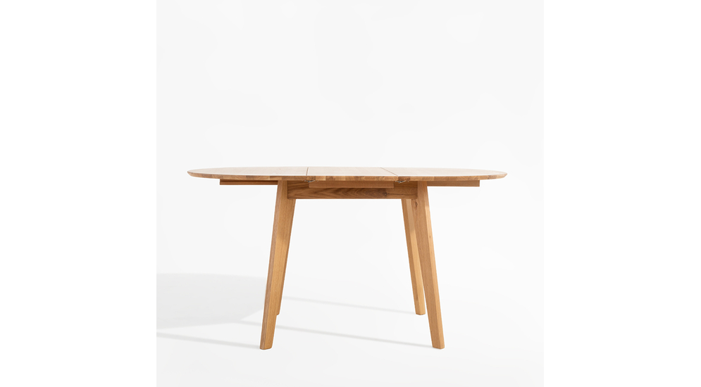 Stół rozkładany wykonany z prawdziwego drewna dębowego