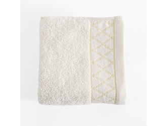 Ręcznik bawełniany kremowy LAYLA 30x50 cm
