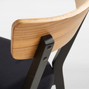 Krzesło drewniane czarne OSLO II