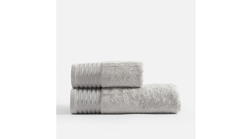Srebrne ręczniki z bawełny do kąpieli