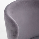 Krzesło tapicerowane szare LONI