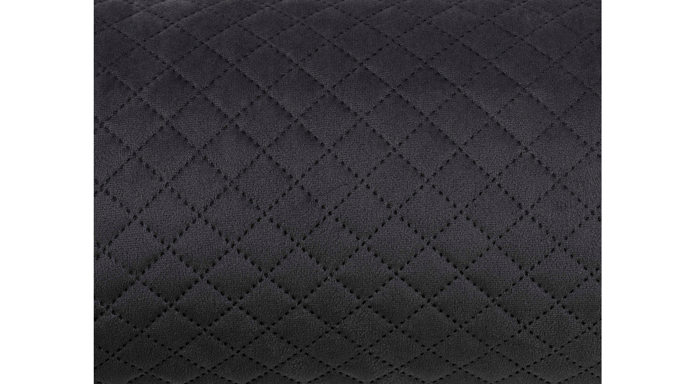 Poduszka półwałek z pianki termoelastycznej czarna 35x20 cm