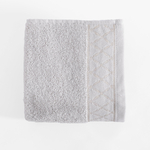 Ręcznik bawełniany srebrny LAYLA 30x50 cm