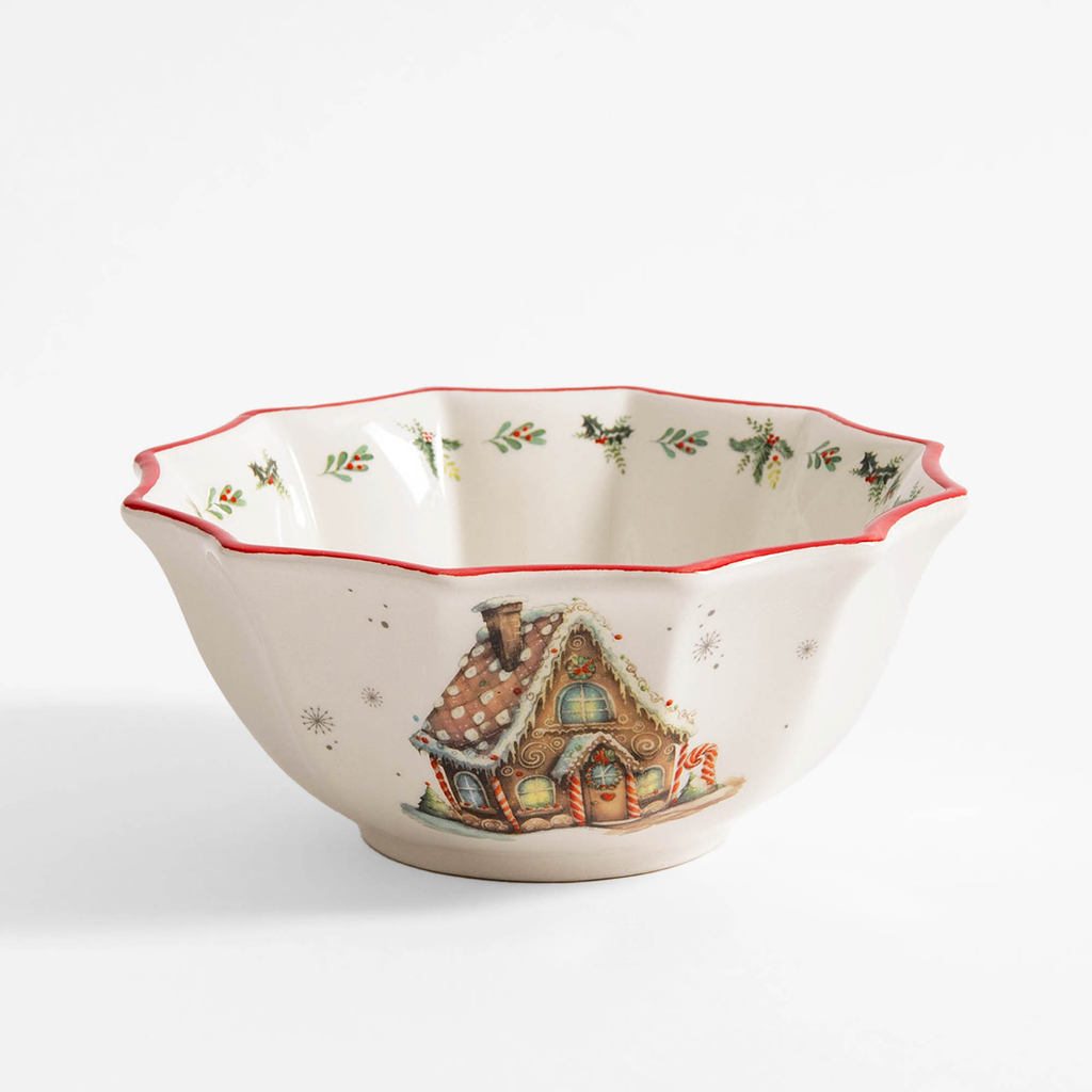 Miska świąteczna ceramiczna HOLLY 15 cm