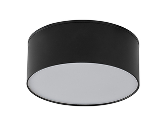 Lampa sufitowa LED barwa neutralna 4000K czarna SOLARI 12 cm