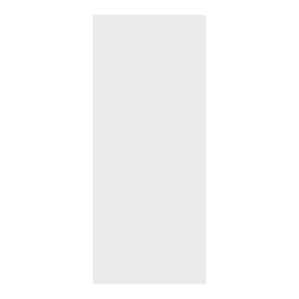 Formatka wiszaca PIANTA 34,5x98,5 biały, wysoki połysk