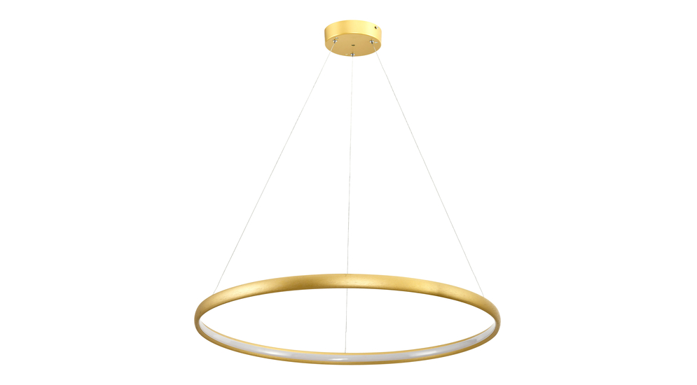 Lampa wisząca  LED złota CARLO 80 cm