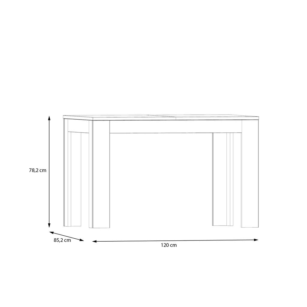 Stół rozkładany 120-175 cm