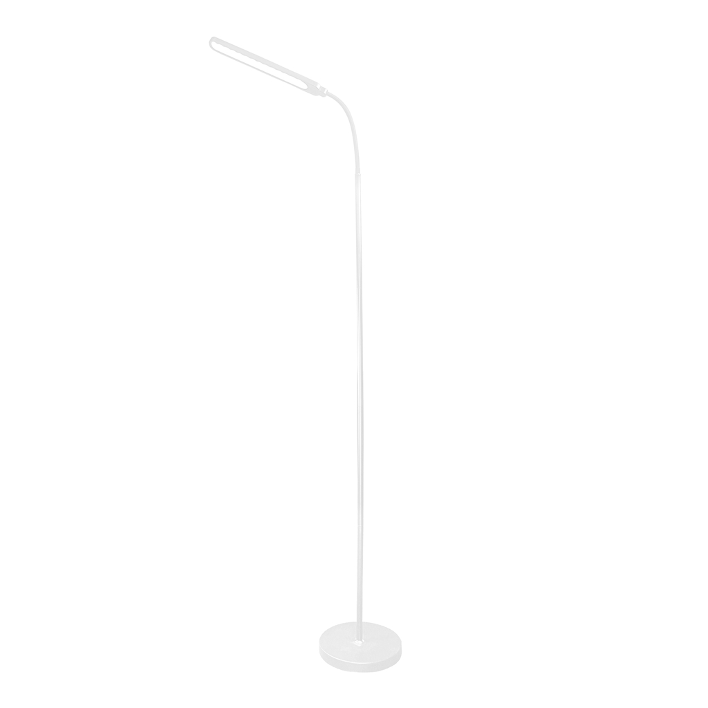 Lampa podłogowa LED minimalistyczna biała