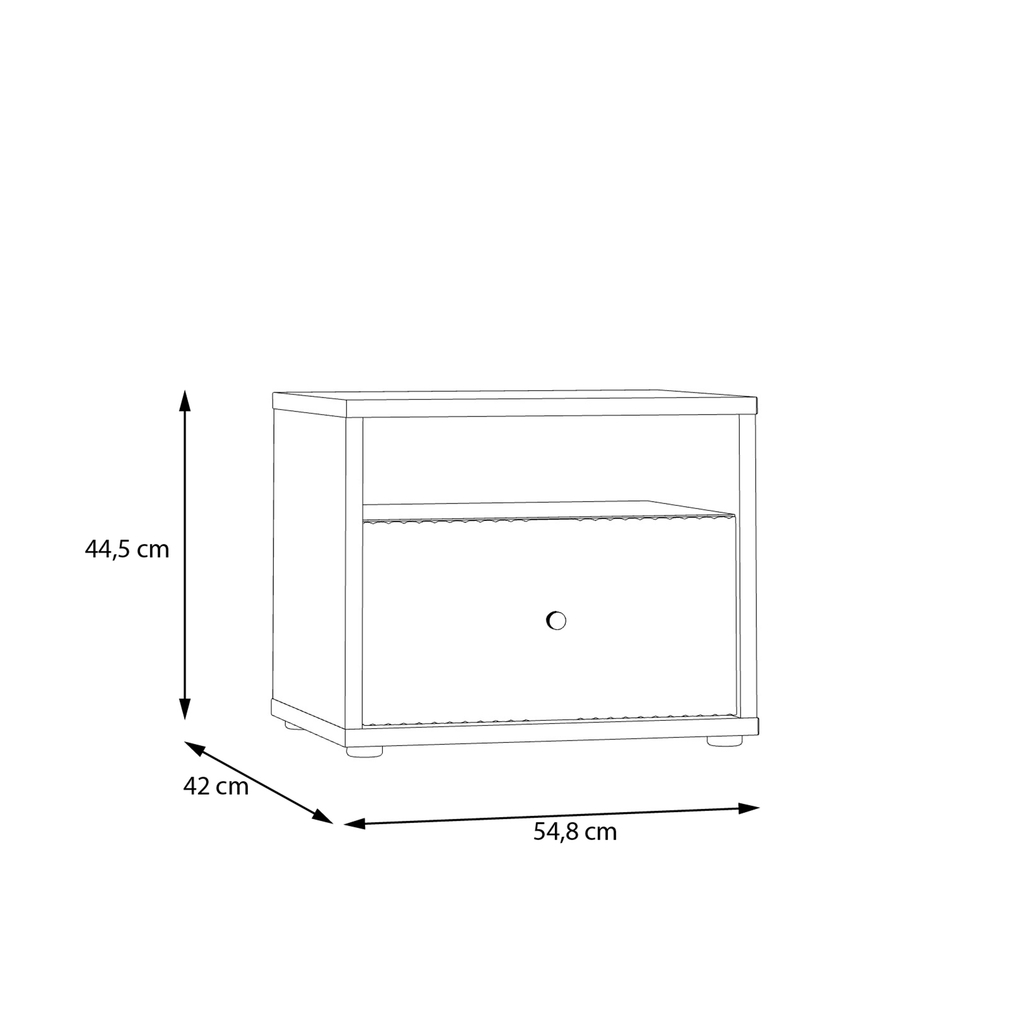 Szafka nocna z szufladą RANKIN