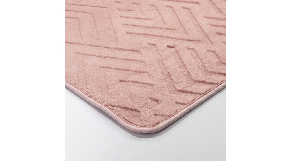 Dywan różowy DOVER 3D 160x230 cm - detal.