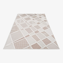 Dywan geometryczny beżowy MADERA 120x170 cm