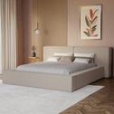 Łóżko tapicerowane z szerokim wezgłowiem GLORIA 180x200 cm