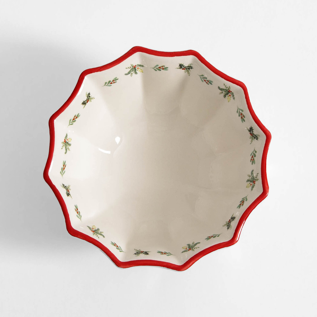 Miska świąteczna ceramiczna HOLLY 15 cm