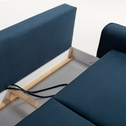 Sofa rozkładana 3-osobowa niebieska LUGO