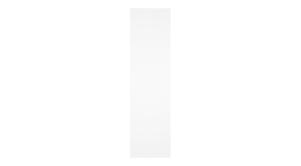 Formatka stojąca SOLA 58x214,6 biały polarny połysk