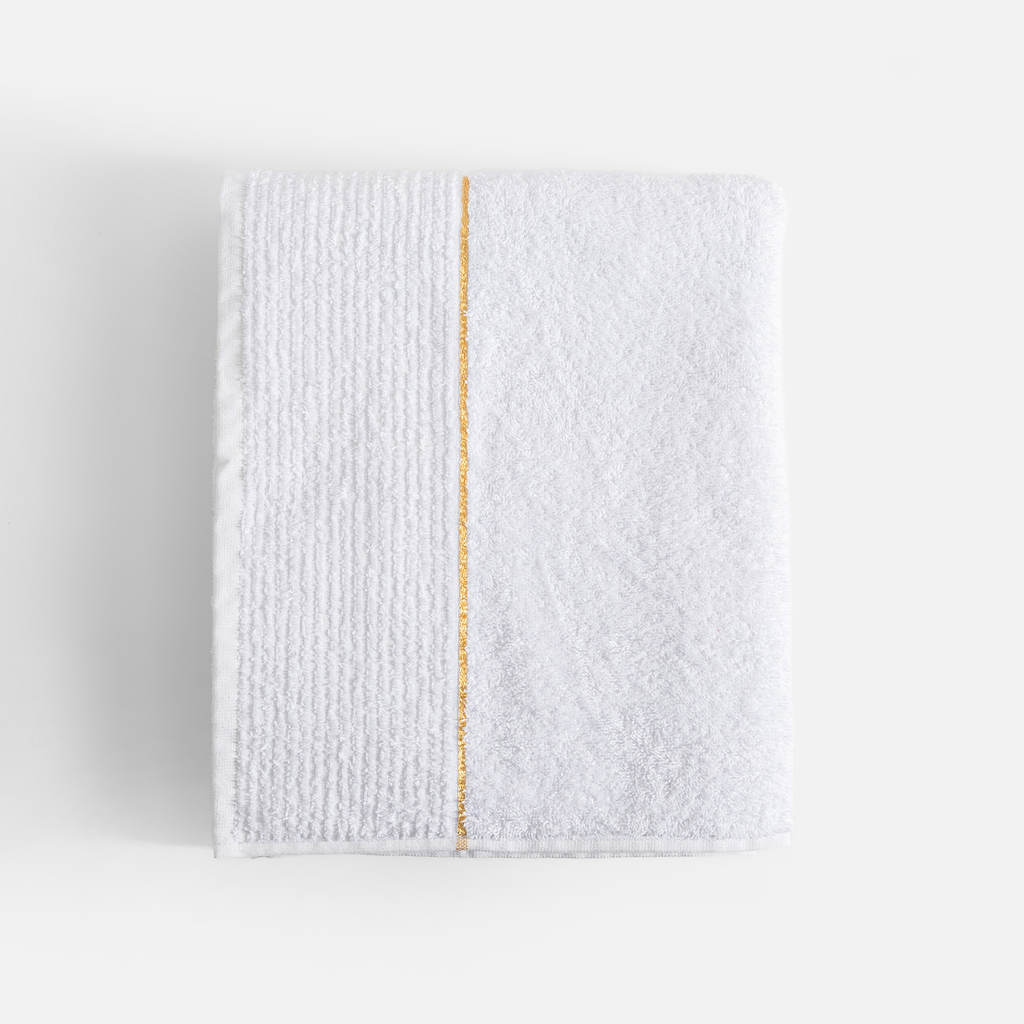 Ręcznik biały z bawełny