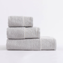 Ręcznik bawełniany srebrny LAYLA 50x90 cm