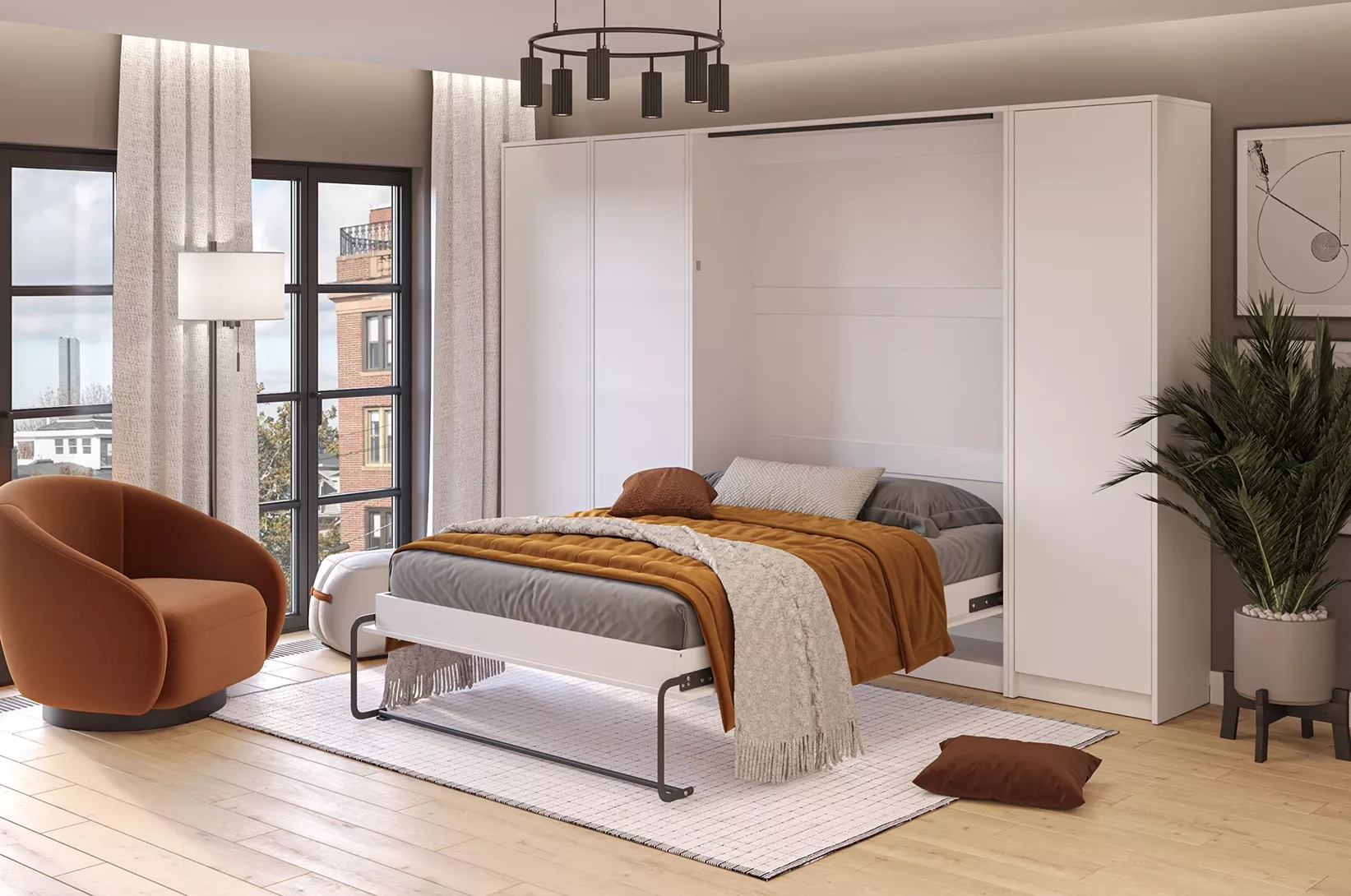Zabudowa łóżka w sypialni – poznaj pomysły na optymalizację przestrzeni