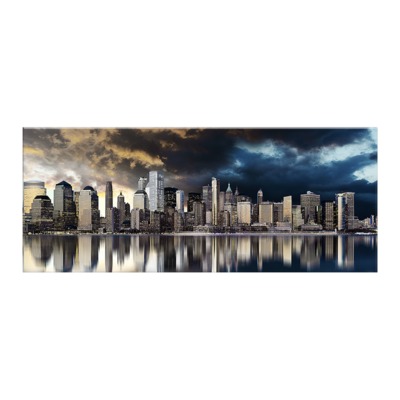 

Salony Agata Obraz CANVAS GOLD CITY 60x150 cm