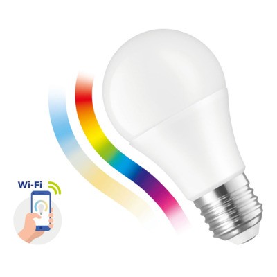 

Salony Agata Żarówka LED E27 9W WI-FI RGBW GLS SPECTRUM SMART