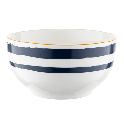 

Salony Agata Salaterka porcelanowa w granatowe paski HAMPTONS TWO 13 cm