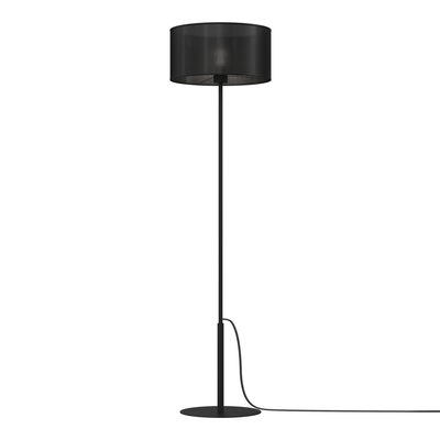 Lampa podłogowa czarna LOFT