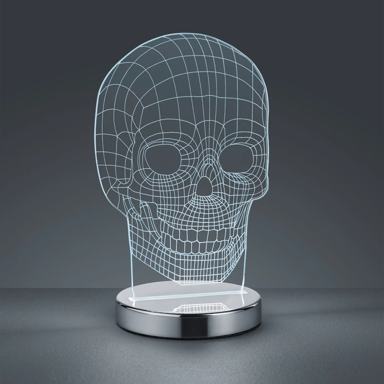 Lampa dekoracyjna LED czaszka SKULL