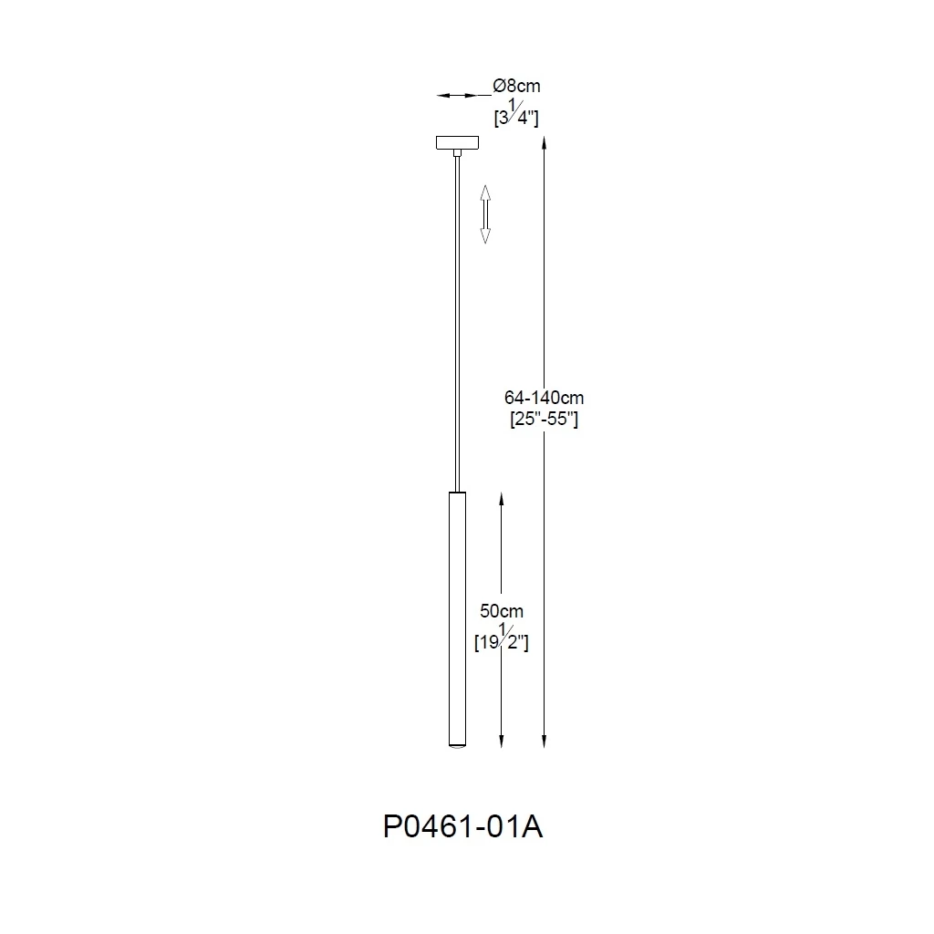 Lampa wisząca LOYA P0461-01A-P7P7