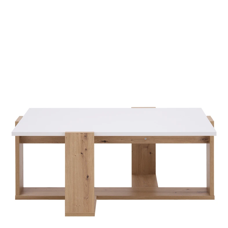 Stolik kawowy z białym blatem COFFEE TABLES