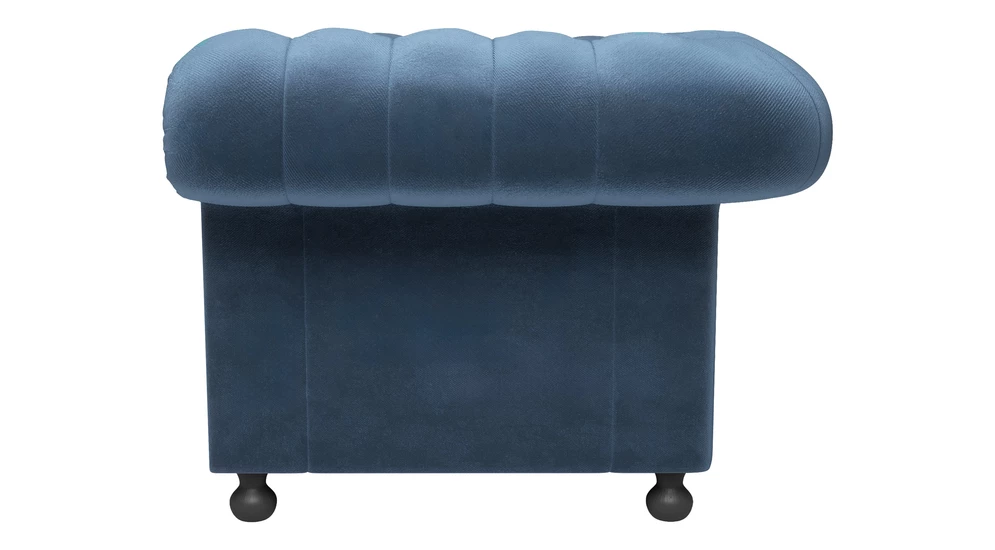 Sofa welurowa granatowa CHESTER