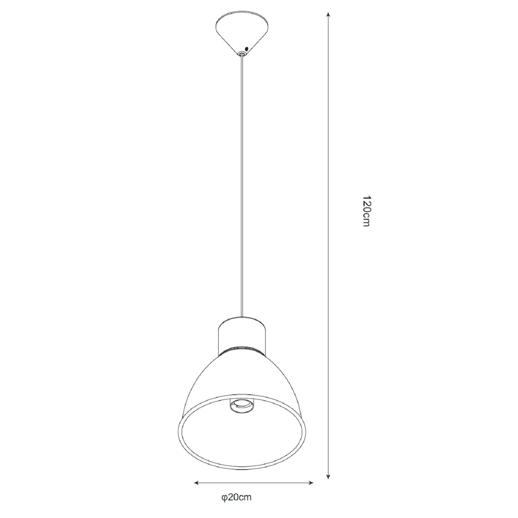 Lampa wisząca ELSTRA P16151-WH