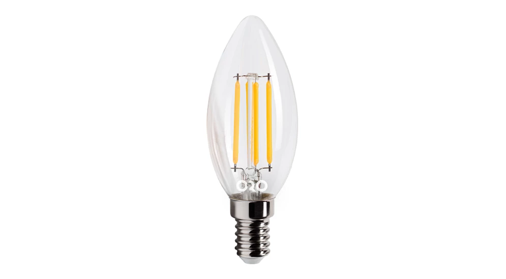 Żarówka LED E14 6W ORO-E14-C35-FL-CLARO-6W-WW barwa ciepła