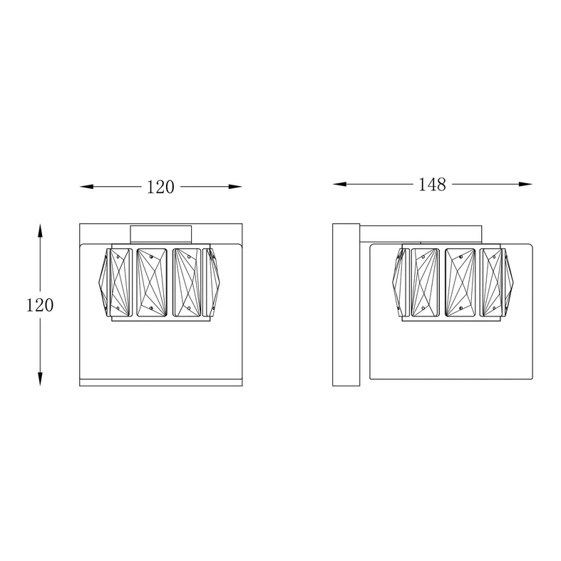 Kinkiet GEM LED W0389-01A-B5AC