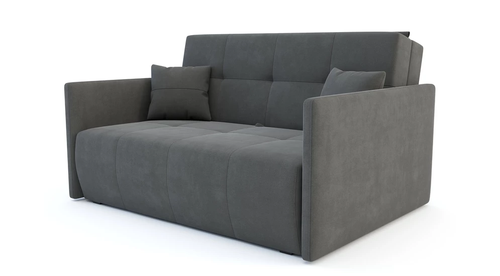 Mała sofa 144 cm grafit LEO III