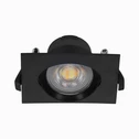 Reflektor spot podtynkowy kwadratowy czarny ORO ZUMA LED S 9W CCT-B