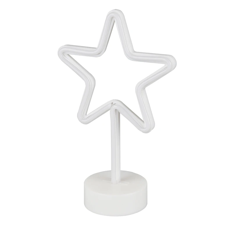 Lampa stołowa dekoracyjna LED NEON STAR