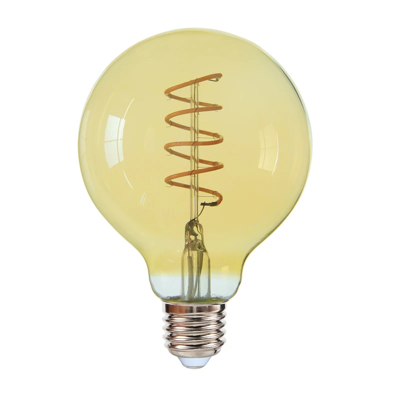 Żarówka ozdobna LED E27 4W barwa ciepła ORO-E27-G95-FL-GOLDIE-4W-WW