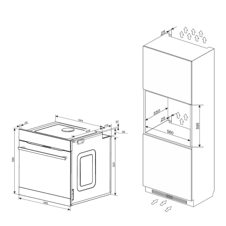 Piekarnik AMICA ED57525V STUDIO PYRO