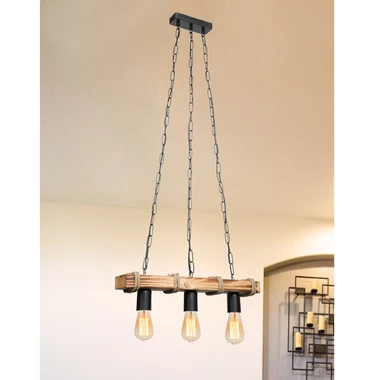 Lampa wisząca drewniana LAGUN III