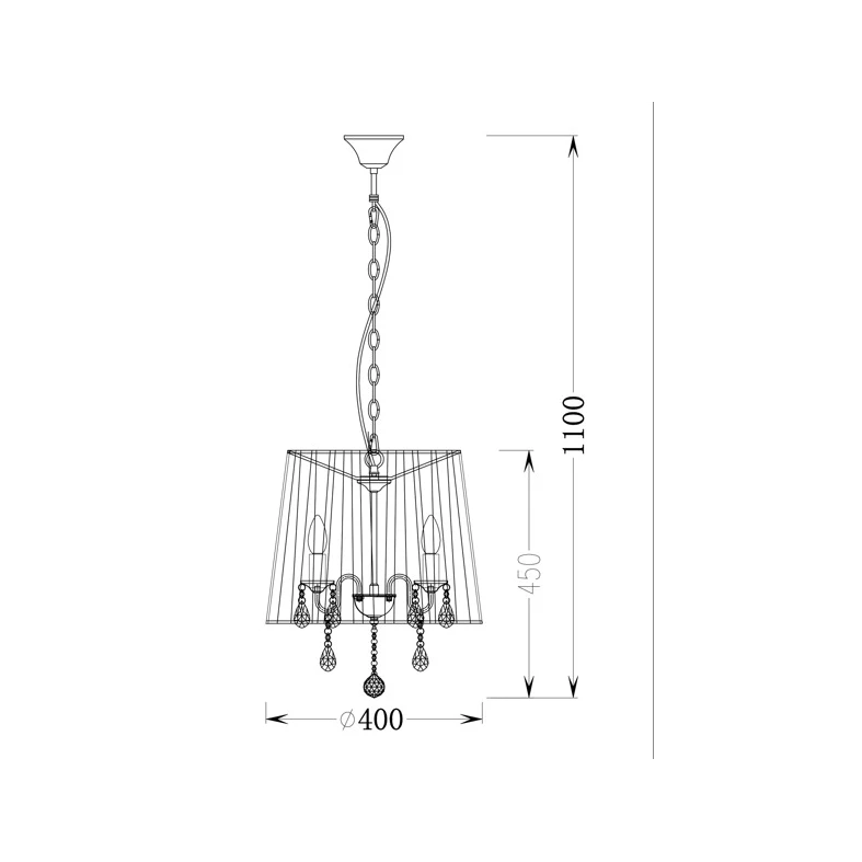 Lampa wisząca CESARE