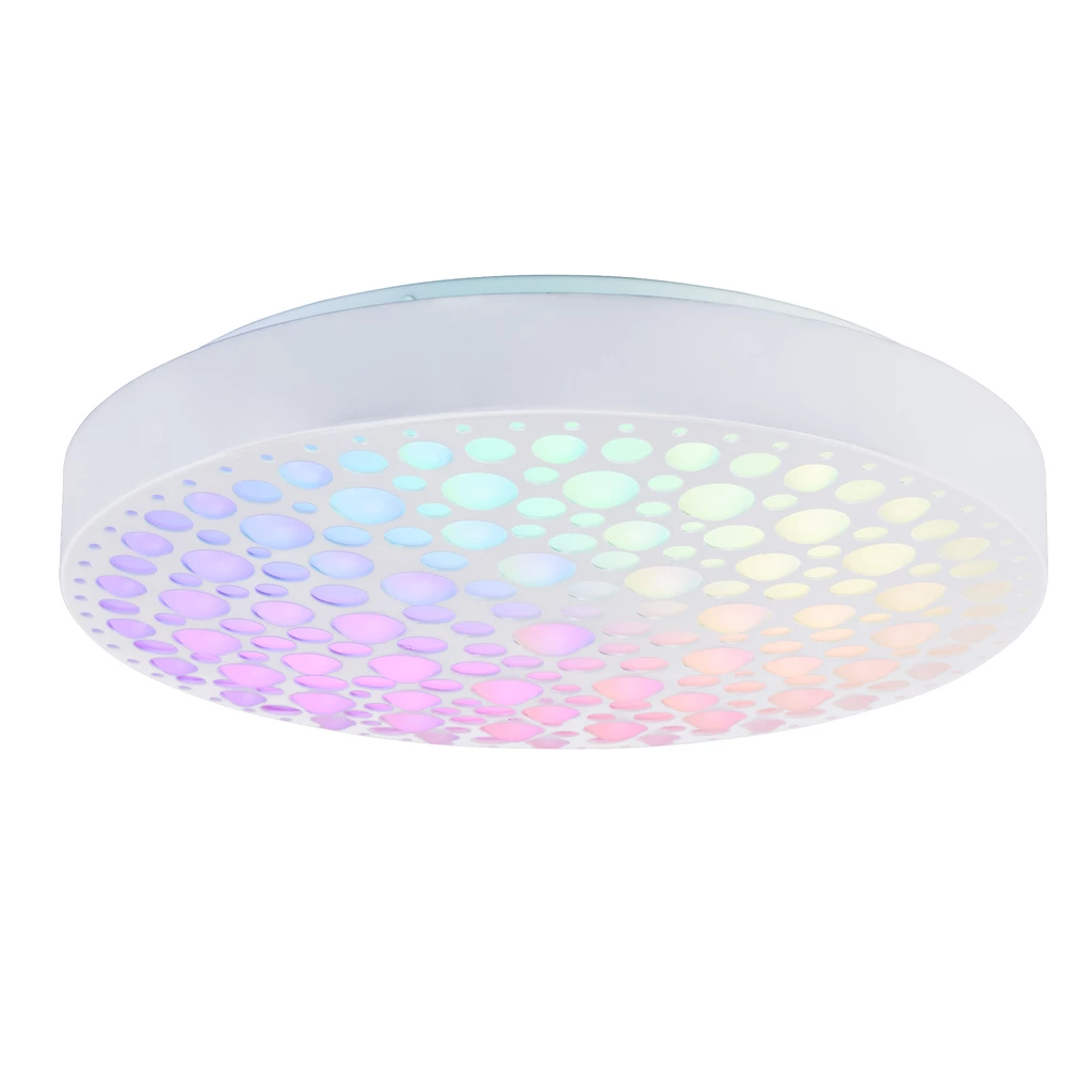 Plafon LED RGB biały CHIZU 40,5 cm