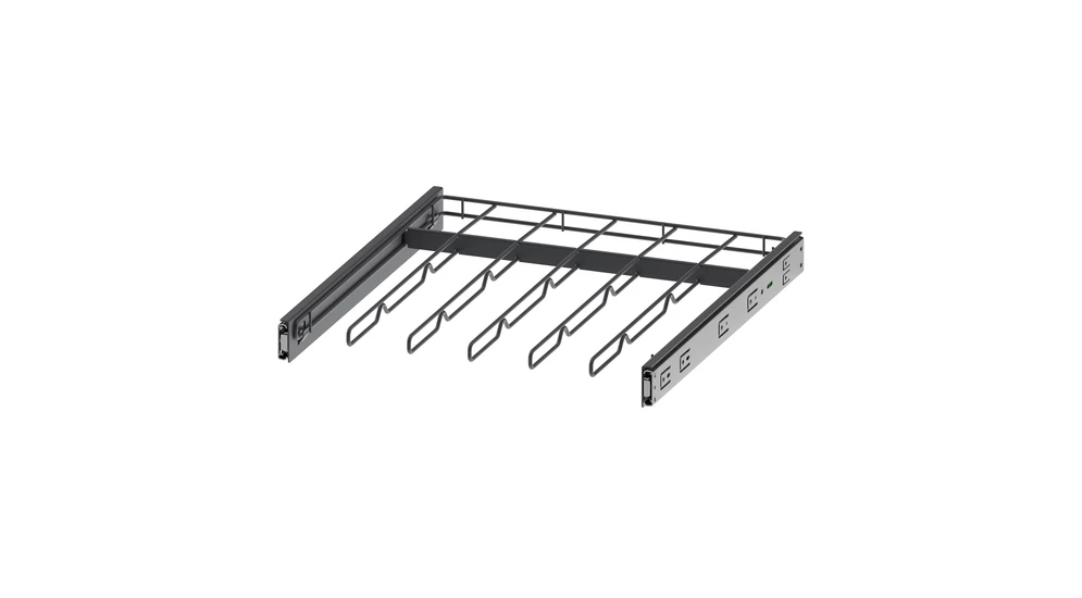 Wieszak na spodnie antracyt WIRE do szaf ADBOX 50 cm