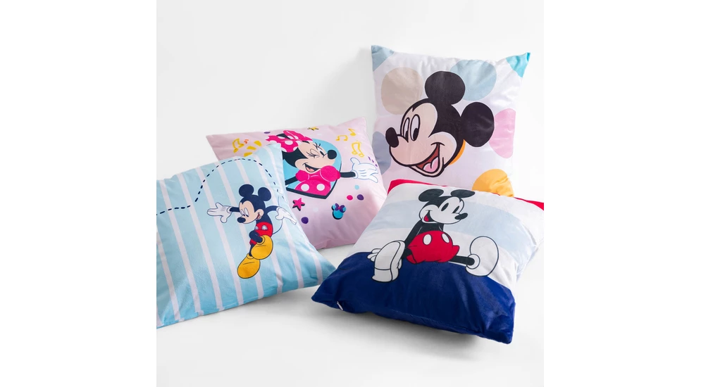 Poszewka welurowa MICKEY MINNIE DISNEY 40x40 cm