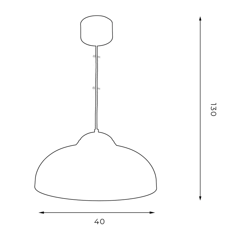 Lampa wisząca czarno-złota BASCA