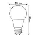 Żarówka LED barwa zimna ORO-ATOS-E27-A55-5W-CW