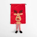 Worek na prezenty CHRISTMAS BAG czerwony 30x40 cm