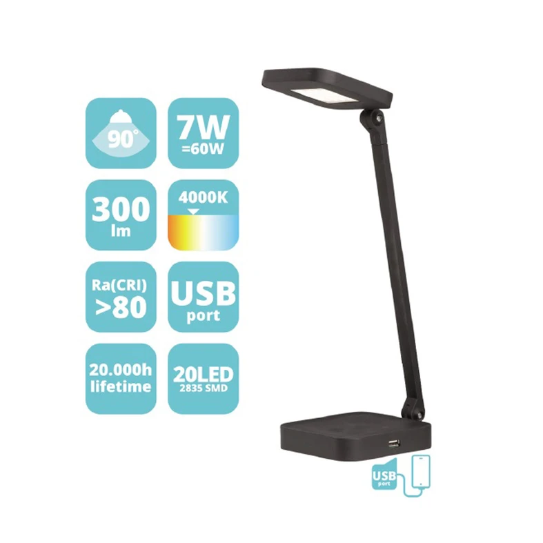 Lampa biurkowa LED ML1001 USB