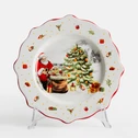 Talerzyk świąteczny ceramiczny SANTA 20 cm